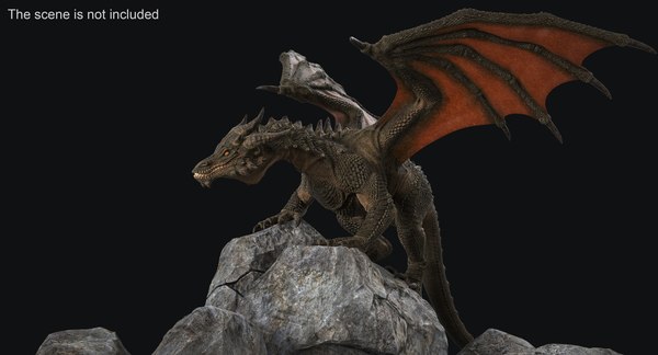 Dragon rig 3D model - TurboSquid 1342403