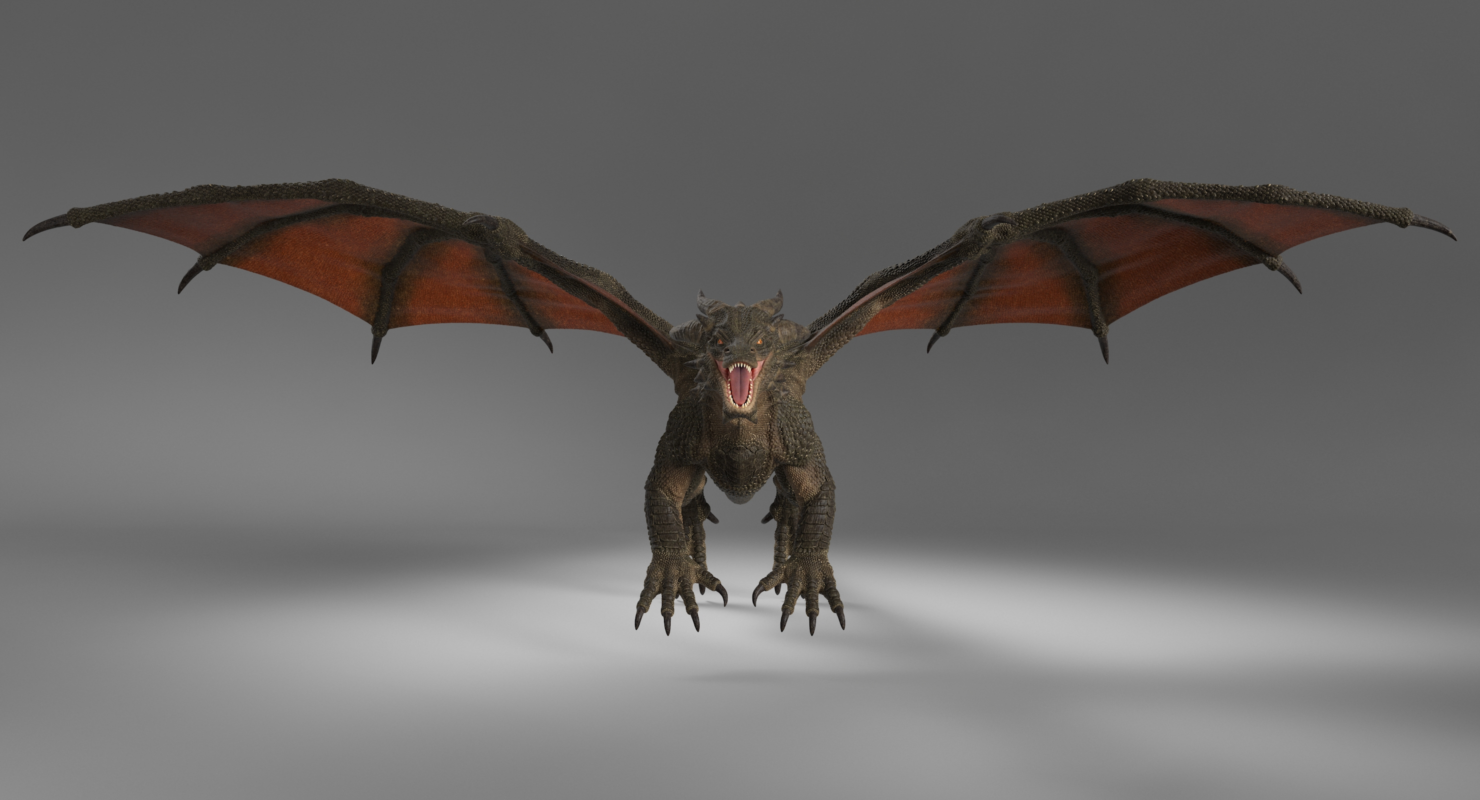 Dragon rig 3D model - TurboSquid 1342403