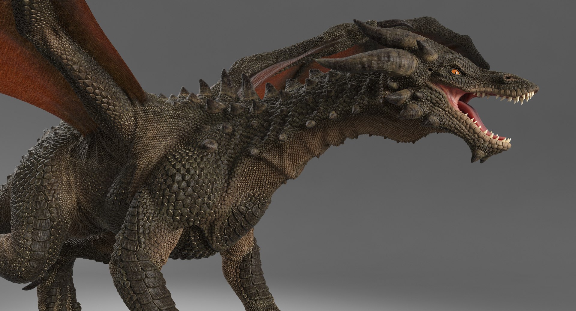 Dragon rig 3D model - TurboSquid 1342403