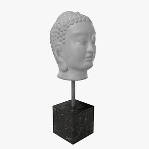 Buddha head figurine