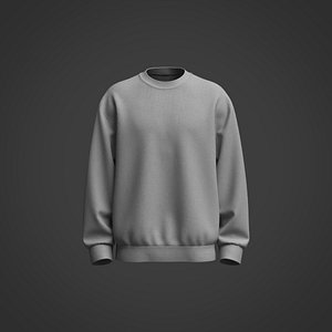 Mens Sweatshirt 3D model