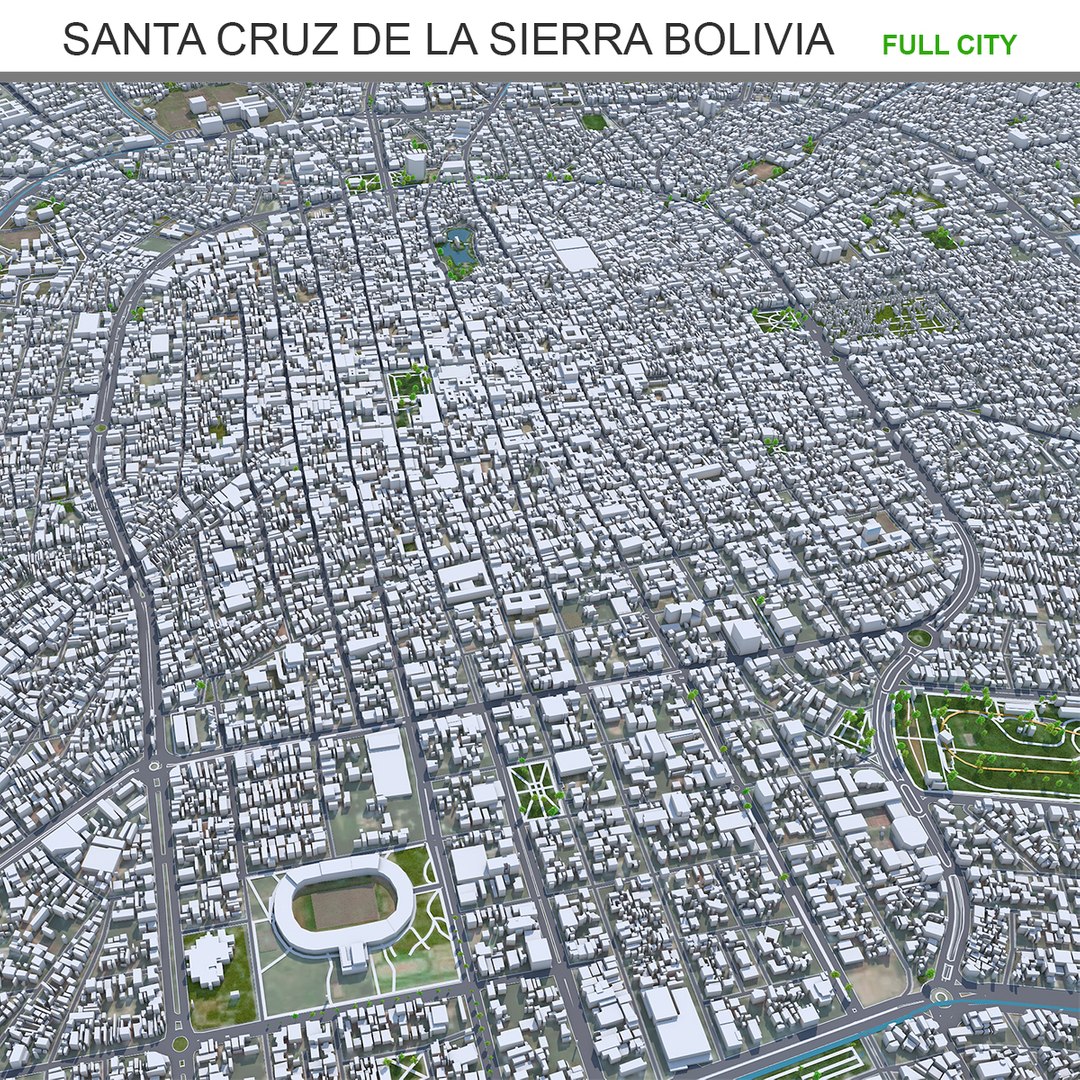 Santa Cruz De La Sierra Bolivia 3D TurboSquid 2135196