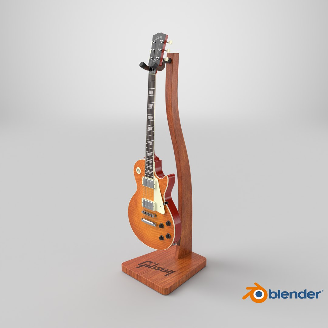 3D Guitar Gibson Les Paul on Floor Stand https://p.turbosquid.com/ts-thumb/0p/JuEU5X/E6/stemcell_blender_cycles_render/png/1788871377/1920x1080/fit_q87/f9ddc75f5c9044cad3b8549ab5215dba37d1ad24/stemcell_blender_cycles_render.jpg