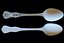 Photorealistic vintage iron and silver spoons