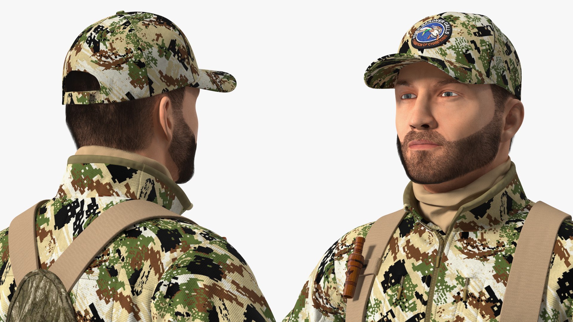 Duck Hunter With Gun A-pose in Forest Camo Fur 3D model https://p.turbosquid.com/ts-thumb/0p/ODKef4/d2/duckhunterwithgunaposeinforestcamofur3dsmodel012/jpg/1663280602/1920x1080/fit_q87/966af78bf2781f43088eb0c0fedad9d98956cfde/duckhunterwithgunaposeinforestcamofur3dsmodel012.jpg