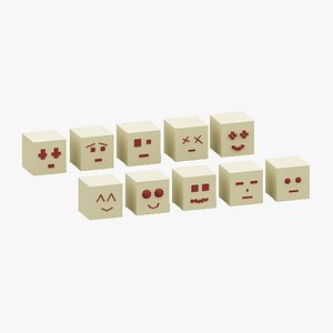 3D model Voxel Nft Head Collection