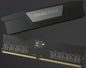 Corsair Vengeance DDR5 RAM 3D model