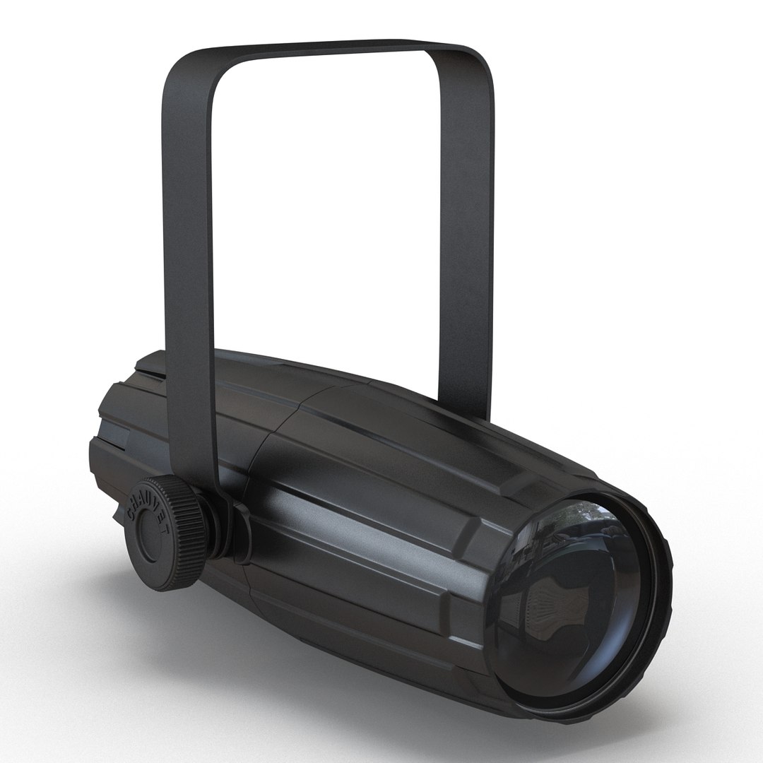 3d model led pinspot chauvet