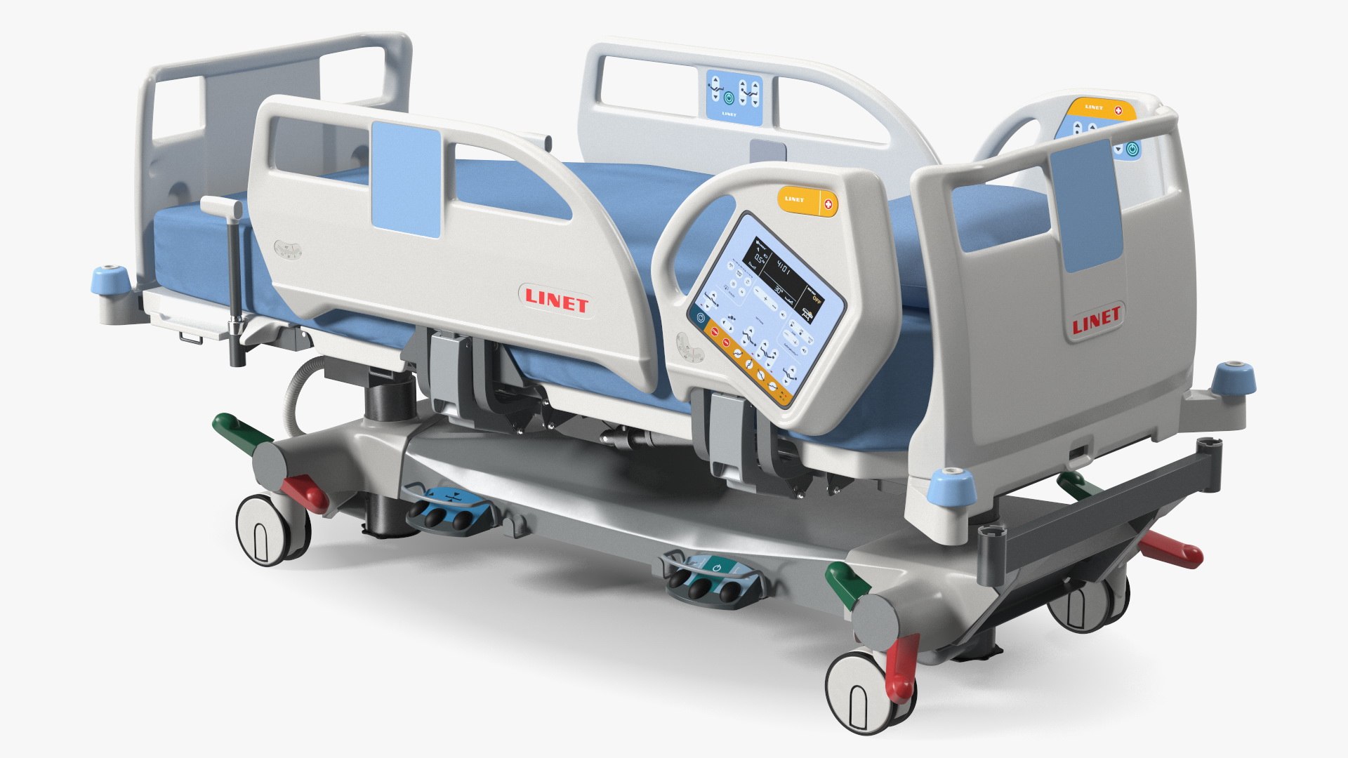 Intensive Care Bed 3D model preview