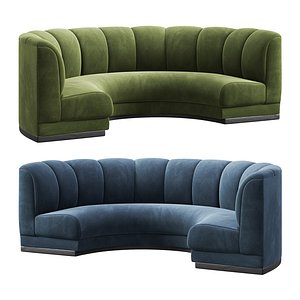 3D Restaurant Sofa 02 model