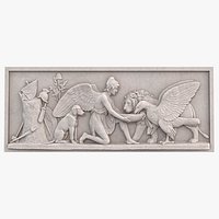 Plaster Relief Genius Peace Freedom