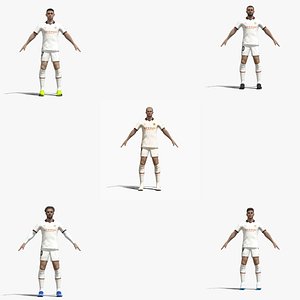 Pack 5 players Manchester City 23-24 3D