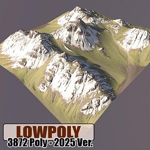 3d model mountain maps terrain