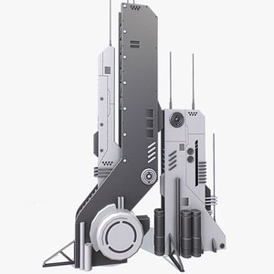 Futuristic building 3D