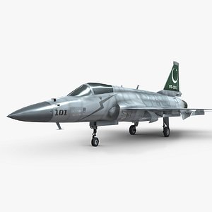 3D JF-17A PAF Low poly