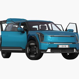 Kia EV9 2024 Opening doors and trunk