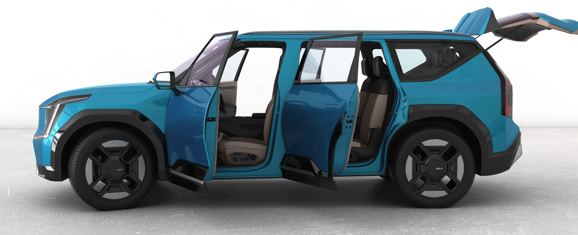 Kia EV9 2024 Opening doors and trunk model https://p.turbosquid.com/ts-thumb/0p/nRAyUb/hJ/fs0005/jpg/1695632022/1920x1080/fit_q87/21e1733b77613cb8dc99475caae89308b8fd9992/fs0005.jpg