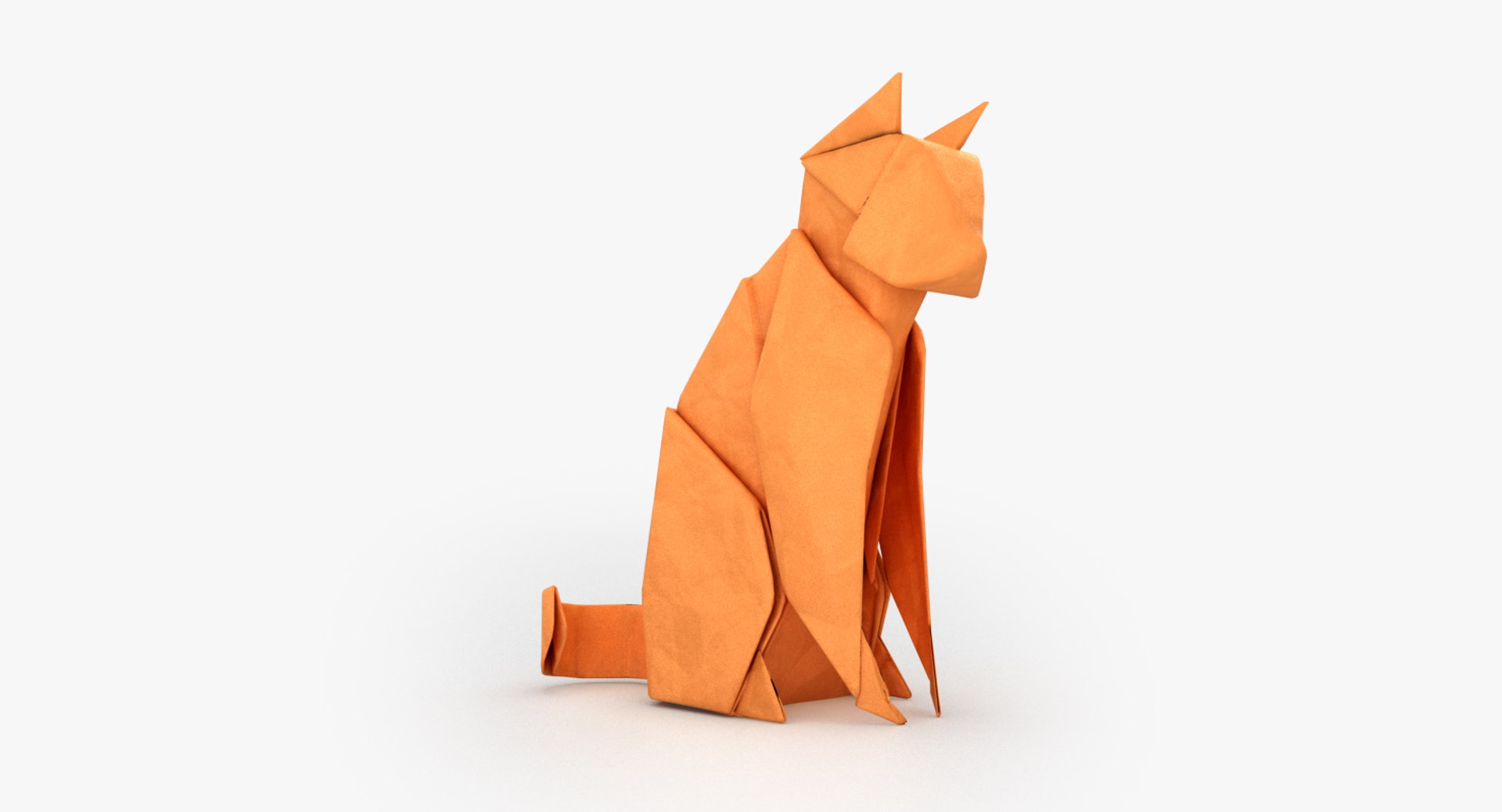 Кошка оригами