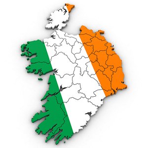 Political Map of Ireland