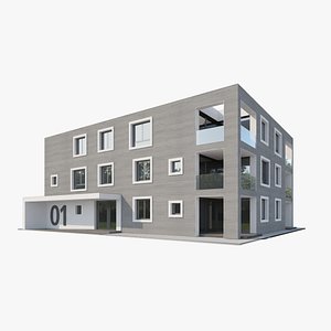 contemporary apartment house model