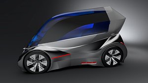 Mini Electric car EV 3D model
