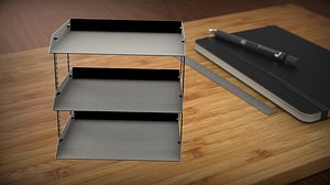 Adjustable Shelf Stand 3D model