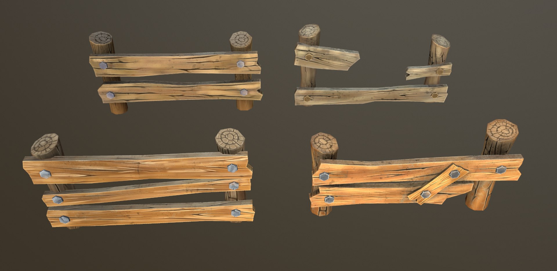 3D stylized wood props pack model https://p.turbosquid.com/ts-thumb/0p/vWaS1j/iTRwQYmS/fence4/png/1579597570/1920x1080/fit_q87/51d2699c3893ccad559c76510b5dbbc99fc21ef0/fence4.jpg