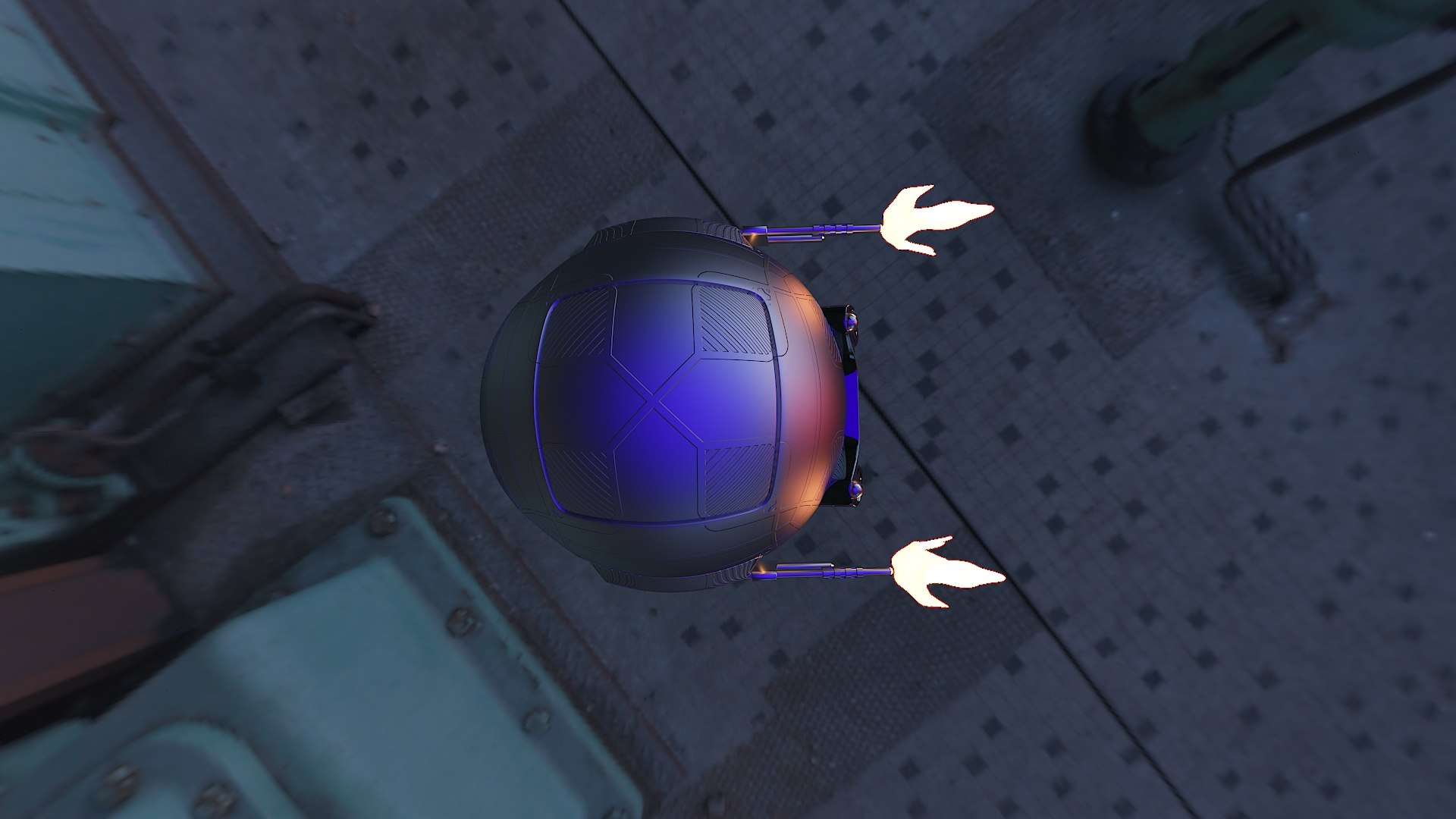 Scifi drone with gun shooting 3D model https://p.turbosquid.com/ts-thumb/0p/xSy6wY/YW/sample9/jpg/1679286330/1920x1080/fit_q87/dfeebc60e48626422a5e51f27f494974c3888f8b/sample9.jpg