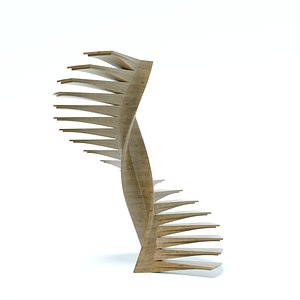 Curved Stairs 3D model