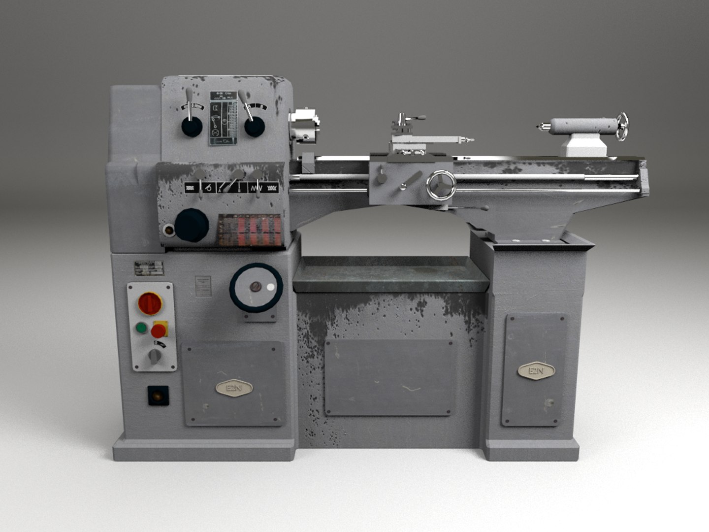 Blender Lathe Machine