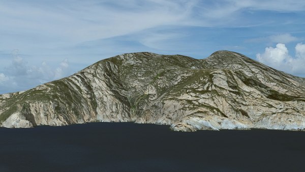 island montecristo 3d model