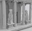 Griechischer Tempel mit Statuen