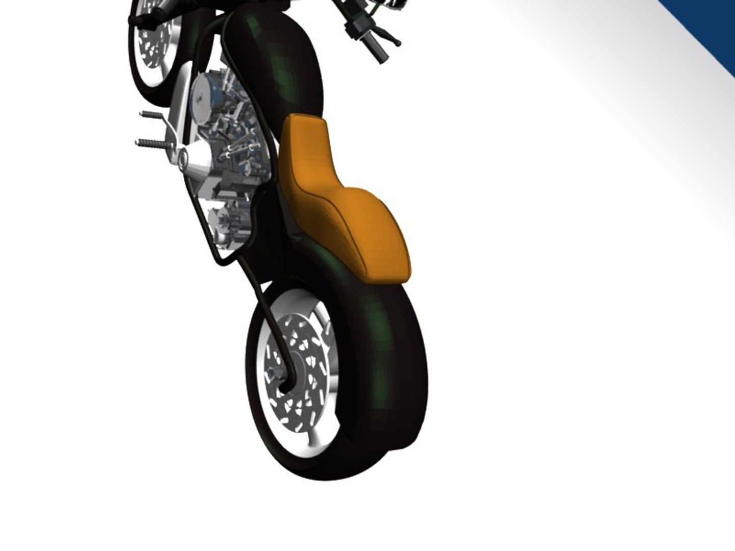 3dsmax motor motorcycle