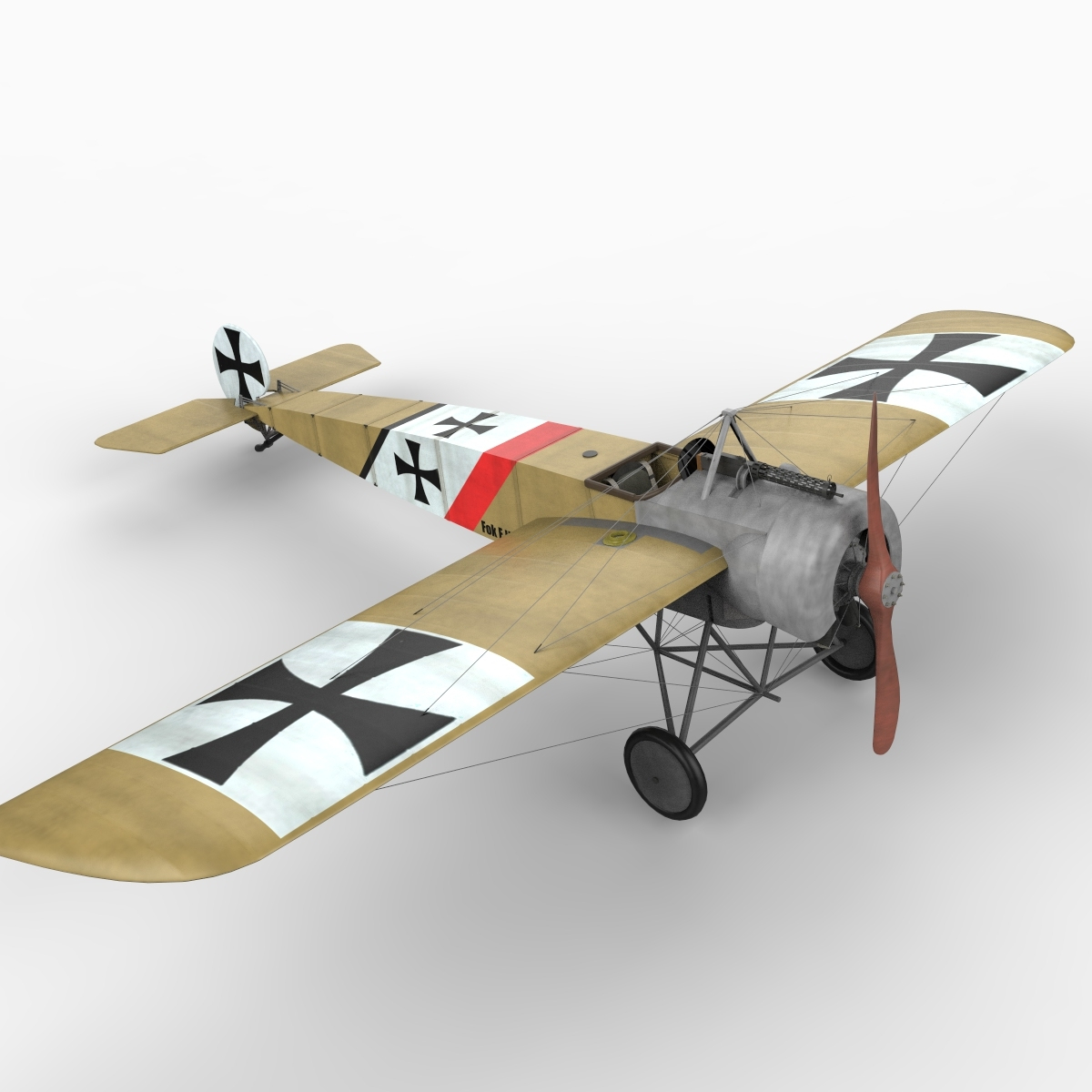 fokker e iii 3d max