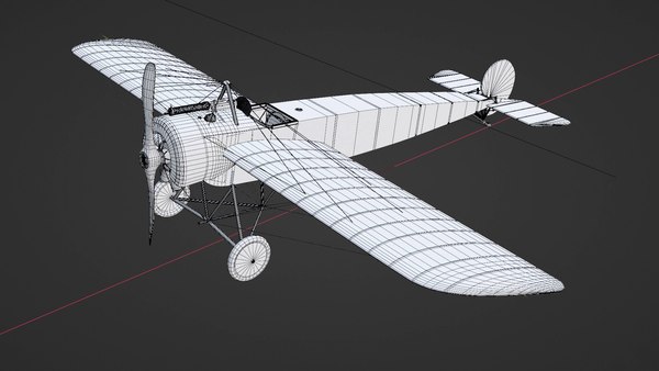 fokker e iii 3d max