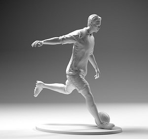 footballer ronaldo player 3D
