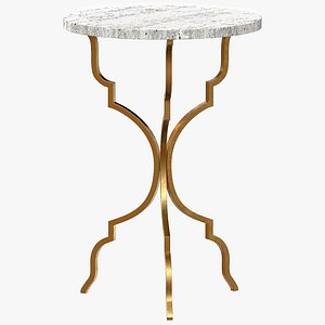 Martini 24 Tall Pedestal End Table