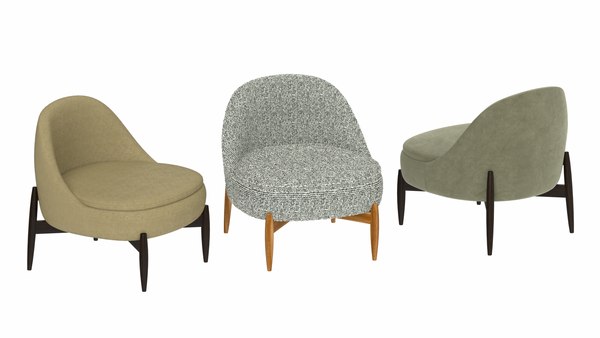 modelo 3d Minotti Sendai armchair - TurboSquid 1937014