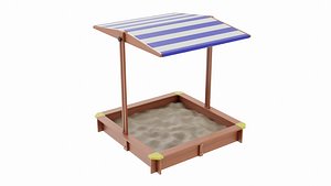 Sandbox with Canopy 3D model