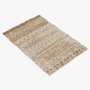 3d model amara rug moroccan 9058