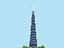 Cartoon Lowpoly Burj Khalifa Dubai Landmark
