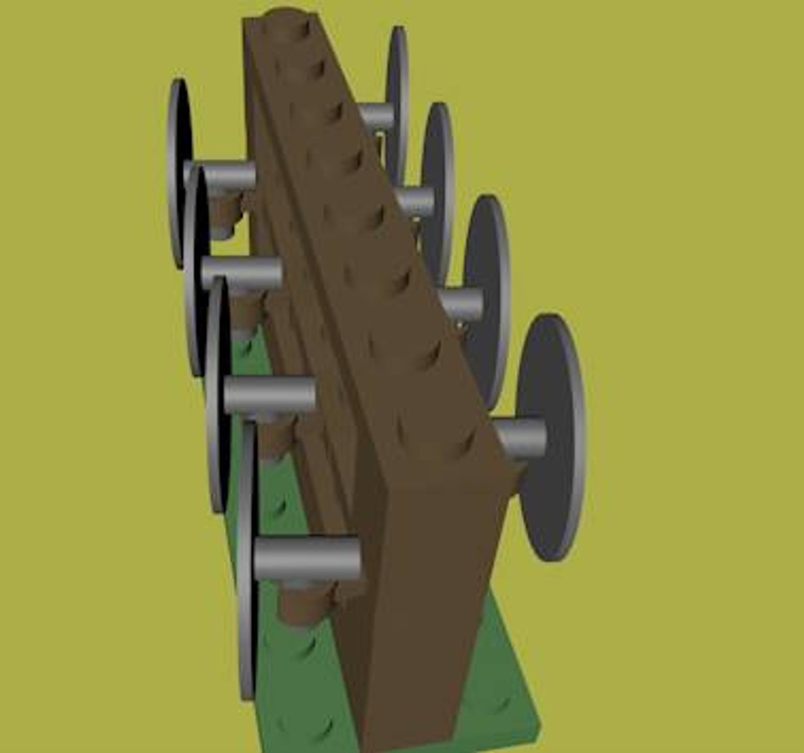 lego rack 3d model