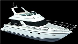 3ds max carver 460 voyager yachts