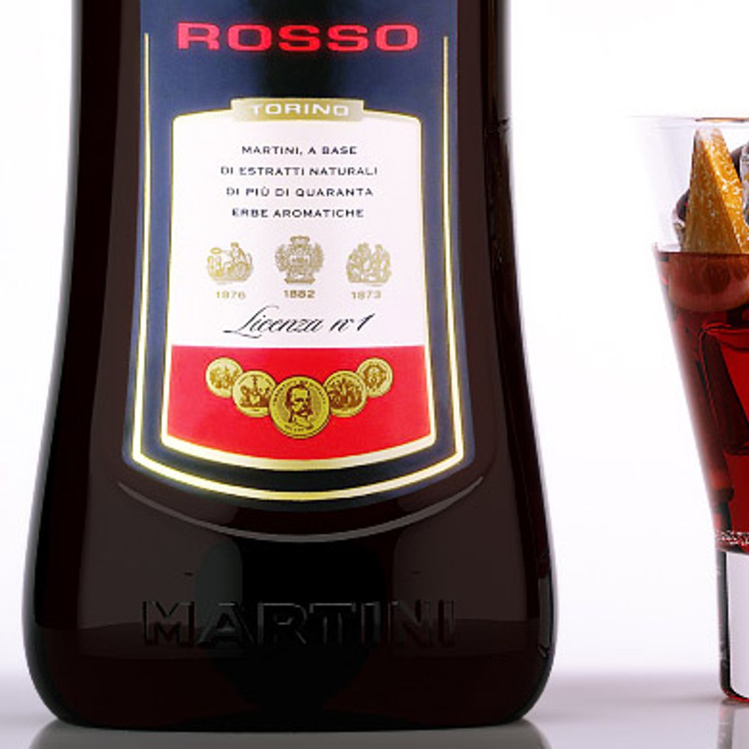 Martini Rosso Glass 3d Max