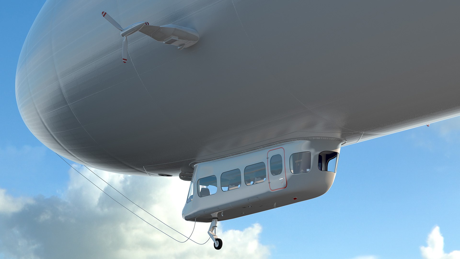 3D Blimp Airship Generic Air - TurboSquid 1493334