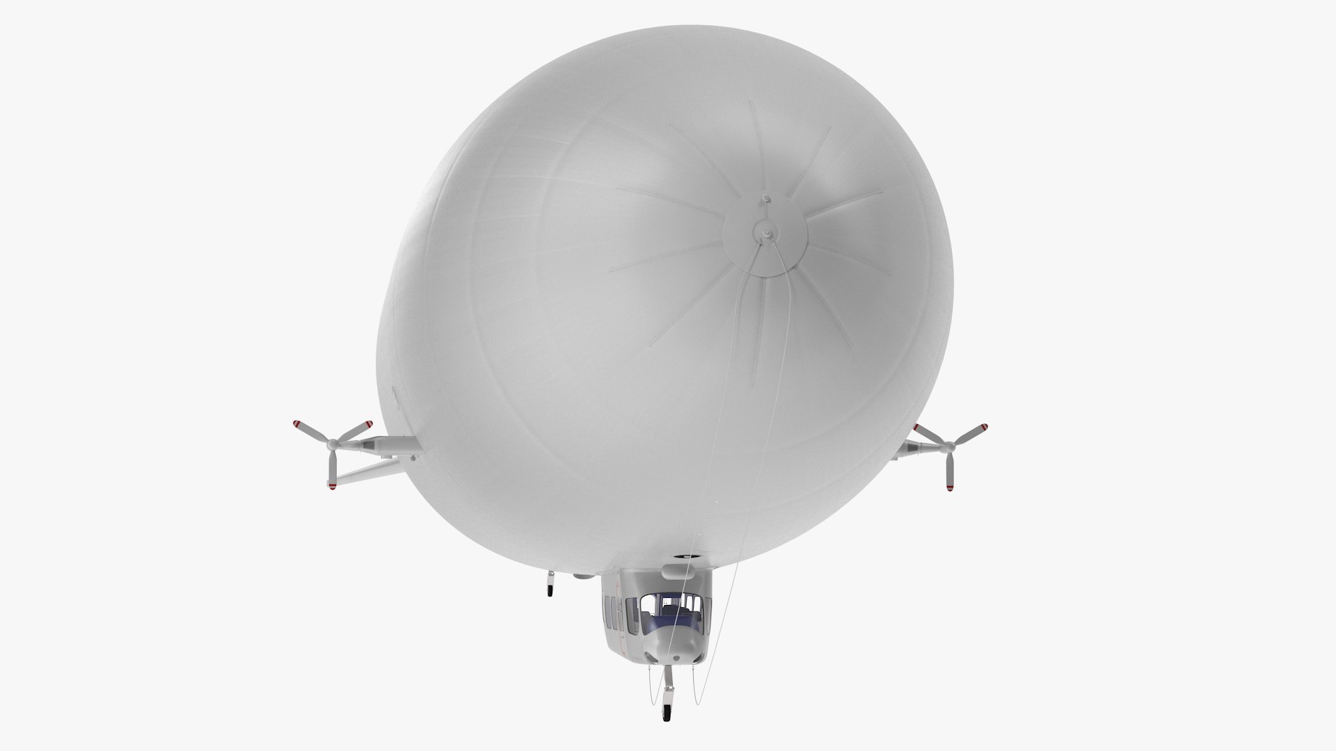 3D blimp airship generic air - TurboSquid 1493334