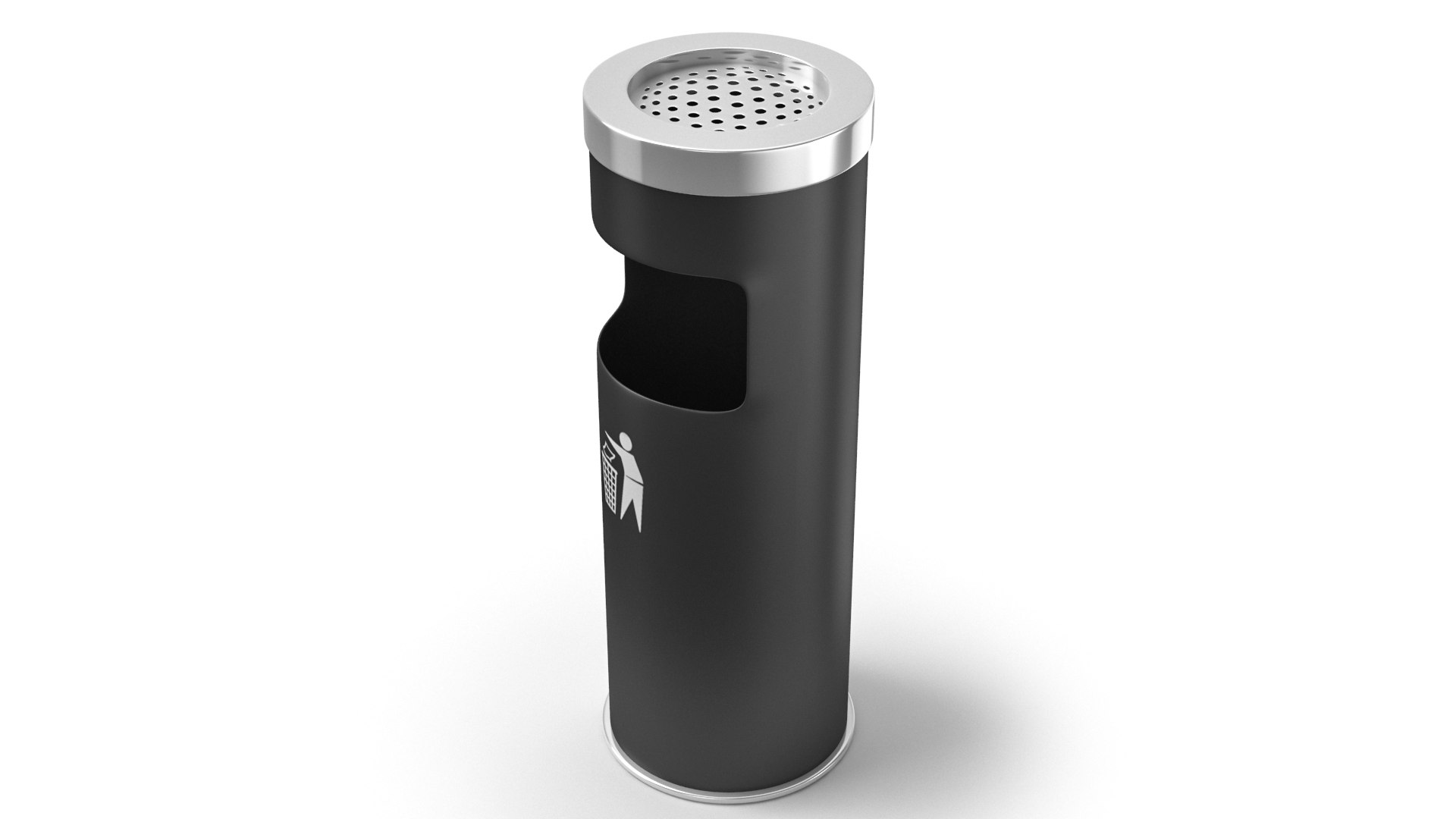 Ashtray Bin Model TurboSquid 1499590