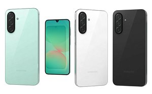 Samsung Galaxy A26 All Colors Low Poly 3D model