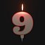 Candela di compleanno