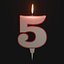 Candela di compleanno